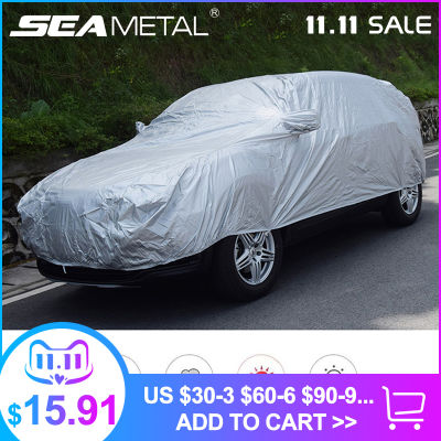 2021Exterior Car Cover Outdoor Protection Full Car Covers Snow Cover Sunshade Waterproof Dustproof Universal for Hatchback Sedan SUV