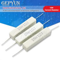 10pcs 10W Cement resistance resistor 1 2 3 5 8 10 15 20 25 47 100 1R 2R 3R 5R 8R 10R 15R 20R 25R 47R 100R 1k 2k 10k ohm