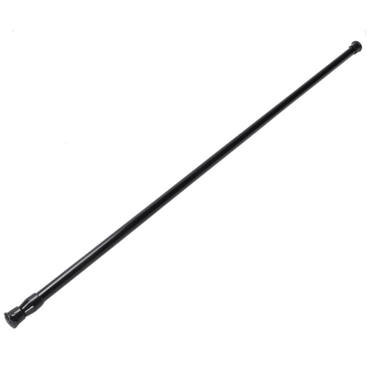 extendable-telescopic-spring-loaded-net-voile-tension-curtain-rail-pole-rods-70-120cm-black