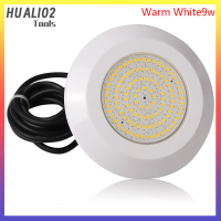 สระว่ายน้ำ LED DC12V HUALI02กันน้ำสีขาวอบอุ่นไฟดำน้ำ