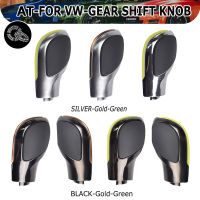 เกียร์อัตโนมัติ Shift Knob Stick Lever Shifter สำหรับ Volkswagen Golf 6 7 R GTI Passat B7 B8 CC R20 Jetta MK6 GLI หนัง ABS