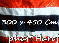 ธงชาติไทยผ้าต่วน300x450CM