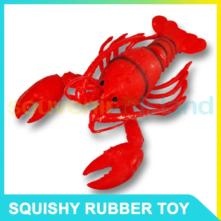 Squishy Animal Rubber Toy Crab Lobster Kid Simulation Lazada PH