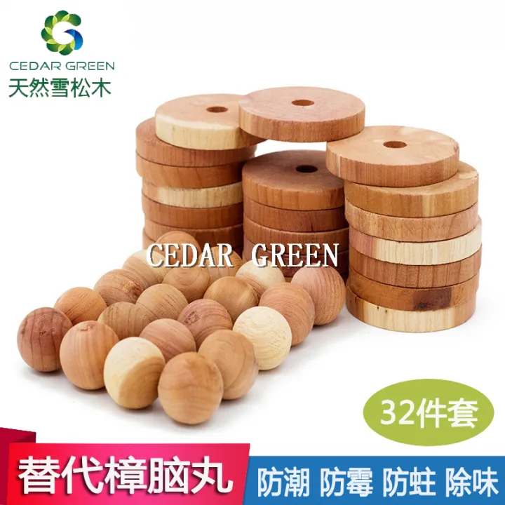 Wood Cedar Mothballs Wardrobe Moldproof and Insectrepellent Pills Insectrepellent clothing