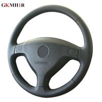 Black Artificial Leather Car Steering Wheel Cover for Opel Zafira A 1999-2005 Buick Sail Opel Astra G H 1998-2007 Wheel Cover