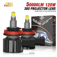 360 H7 Led Canbus Car Headlights Bulbs 24 CSP 3D 50000LM HB3 9005 HB4 9006 9012 HIR2 H11 H1 120W Fog Light Turbo Mini Lamp 4300K Bulbs  LEDs  HIDs