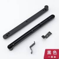 【CW】 1Pair White Black Plastic Track Rail Slide For Conceal Flap Pocket Door Cupboard Book Display Storage Cabinet