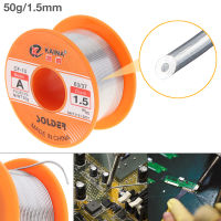 63/37 50G 1.5Mm No-Clean Rosin Core Solder Tin Wire Reel 2% Flux และจุดหลอมเหลวต่ำสำหรับหัวแร้งไฟฟ้า