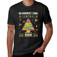 2023ใหม่ Oh Chemist Tree Merry Christmas เสื้อกันหนาวน่าเกลียดเคมี Tee เสื้อยืดที่กำหนดเอง T เสื้อเสื้อผ้าน่ารักขนาดใหญ่ T เสื้อผู้ชาย