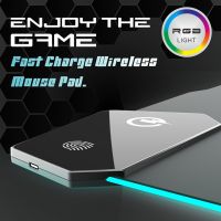 Wireless Charging Mouse Pad Gamer Mousepad Oversized RGB Luminous Desk Mat Computer Laptop Keyboard Non-slip Glowing LED Cushion