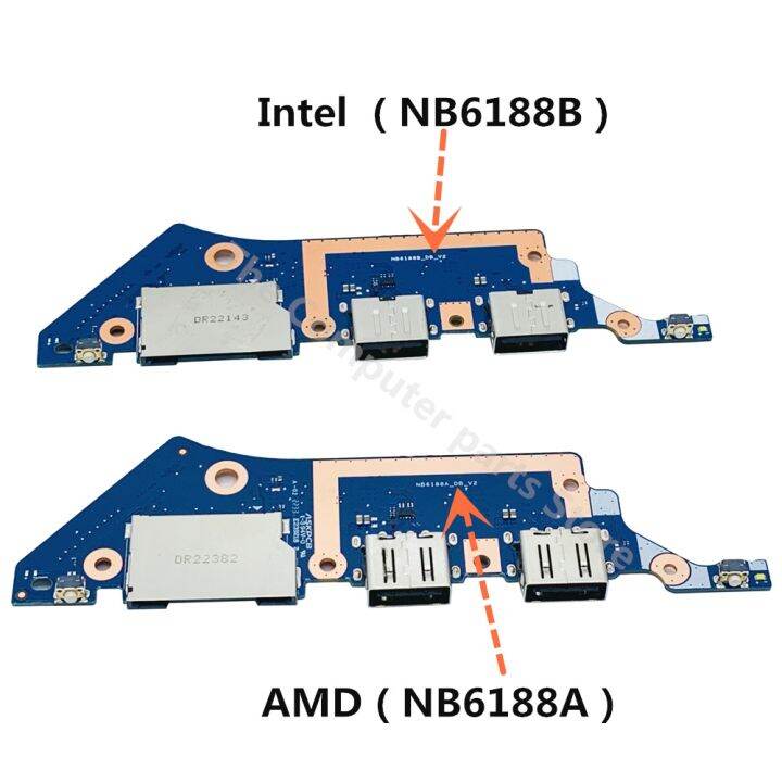 original-for-lenovo-yoga-slim-7-pro-16arh7-slim-7-16arh7-laptop-power-botton-switch-usb-sd-card-reader-io-board-nb6188b-nb6188a