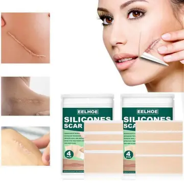 3M Scar Away Silicone Sheets Clear Gel Silicone Tape Invisible Strips  Transparent Advanced Removal Scars Patches