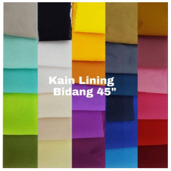 Kain Lining Pongee 🌟Ready Stock🌟 | Lazada