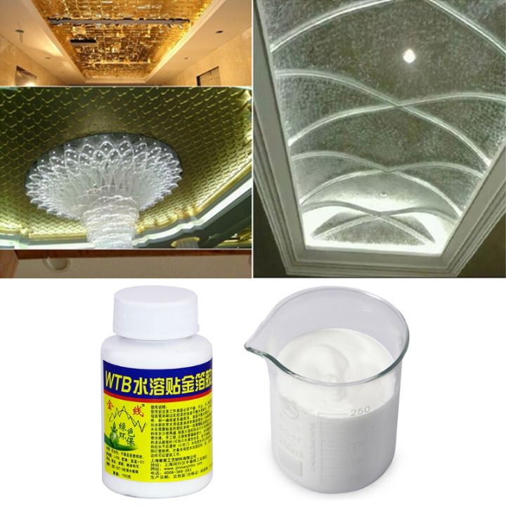 gilding-glue-gold-leaf-foil-water-based-glue-for-metal-foil-sheets-arts-craft-paper-home-decortion-100mlbottle-gilding-adhesive
