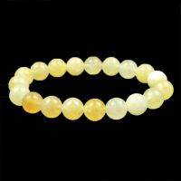 6/8/10mm Natural Jewelry Citrines Yellow Amethysts Stone Loose Beads Bracelet Charms Yoga Men And Women Meditation Amulet