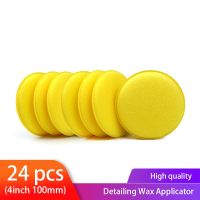 24pcs Car Polishing Pad Set Car Foam Wax Applicator Pad Sponge Cleaning Detailing Pads Auto Polishing Pad