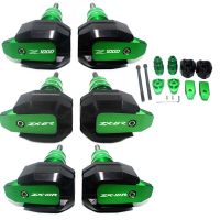 สำหรับ KAWASAKI Z1000 Z 1000 10-18 ZX-6R ZX6R 13-17 ZX-10R ตัวเลื่อนกรอบป้องกันตกการ์ดแฟริ่งปลอกปกป้องเข่ากันชน