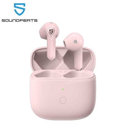 Soundpeats Air3 หูฟังบลูทูธ สีชมพู พร้อมโหมดเล่นเกม QCC3040 AptX- 5 ชั่วโมง