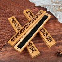 Bamboo Wooden Incense Stick Holder Burning Joss Incense Box Burner Ash Catcher Home Decoration