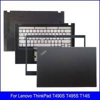 2023 ☆ หน้าจอ LCD สำหรับแล็ปท็อปใหม่หลังฝาครอบสำหรับ Lenovo ThinkPad T490S ชุด T14S T495S ฝาปิดโน้ตบุคเคสฐานรองฝ่ามือด้านล่าง Hings A B C D