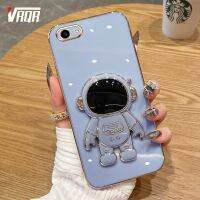 VRQR 2023ดีไซน์หรูหราใหม่สำหรับ Vivo Y81 Y83 Y66 Y67 V5 V5S V5 Y71 Lite Y71i V7 V1718เคสโทรศัพท์สเตอริโอ3D นักบินอวกาศชุบเคสโทรศัพท์เนียนเคสโทรศัพท์นุ่มน่ารักแฟชั่น