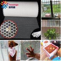 Tewango 1.64x16.4ft Window Balcony Stairs Protective Net Cat Anti-Falling Safety Fence Plastic Mesh Pet Mat Free Cut