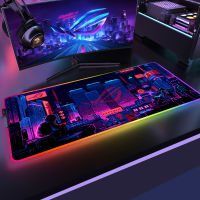 Rog Gaming Mousepad เกม Slipmat RGB Led Setup Gamer ตกแต่ง Cool เรืองแสงแผ่นรองเม้าส์ Pc Republic Of Gamers พร้อมสายพรม