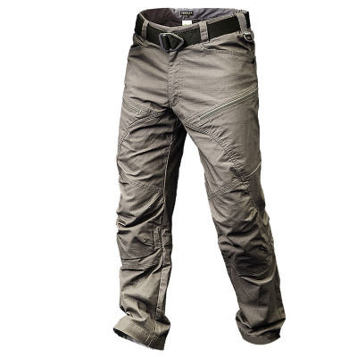 ฤดูร้อนกางเกงคาร์โก้ผู้ชายสีกากีสีดำพรางกองทัพยุทธวิธีทหารทำงานกางเกงลำลอง Jogger กางเกง Streetwear