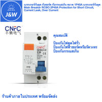 เบรกเกอร์เมนท์กันดูด กันชอร์ต กันกระแสเกิน ขนาด 1P40A เบรกเกอร์กันดูด Main Breaker RCBO 1P40A Protection for Short Circuit, Current Leak, Over Current