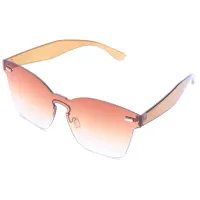 Hot Fashion sunglasses women Summer Rimless Square Shades Sun glasses Eyewear Luxury Sunglasses woman