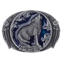 Wolf Belt Buckles Western Cool Belt Buckles Suitable for 4cm Width Belt Belts