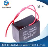 5pcs CBB61 1.5uf starting capacitance AC Fan Capacitor 450V CBB Motor Run Capacitor