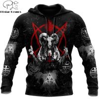 คุณภาพสูง 2023 2023 Dark Satanic 3D All Over Printed Fashion Hoodies Men Hooded Sweatshirt Unisex Zip Pullover Casual Jacket Tracksuit Drop Shipping Thin hooded sweater สต็อกเพียงพอ