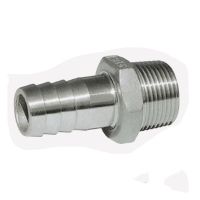 BSPT 1/2 "DN15 19มิลลิเมตรเข็ม Hosetail ชายกระทู้ท่อเข็มท่อหางเชื่อมต่อสแตนเลส SS304อุปกรณ์สำหรับน้ำก๊าซน้ำมัน