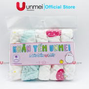 Unmei - Bịch 5 Khăn Yếm Tam Giác In Hình, Yếm Giữ Ấm