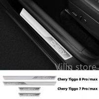 สำหรับ Chery Tiggo 7/8 Pro/max Modified Ultra-Thin แผ่นแสดงการต้อนรับการตัดแต่งข้อศอกแถบอุปกรณ์เสริมตกแต่งรถหมวกครอปกระจกรถแผ่นรองช่องใส่ของ