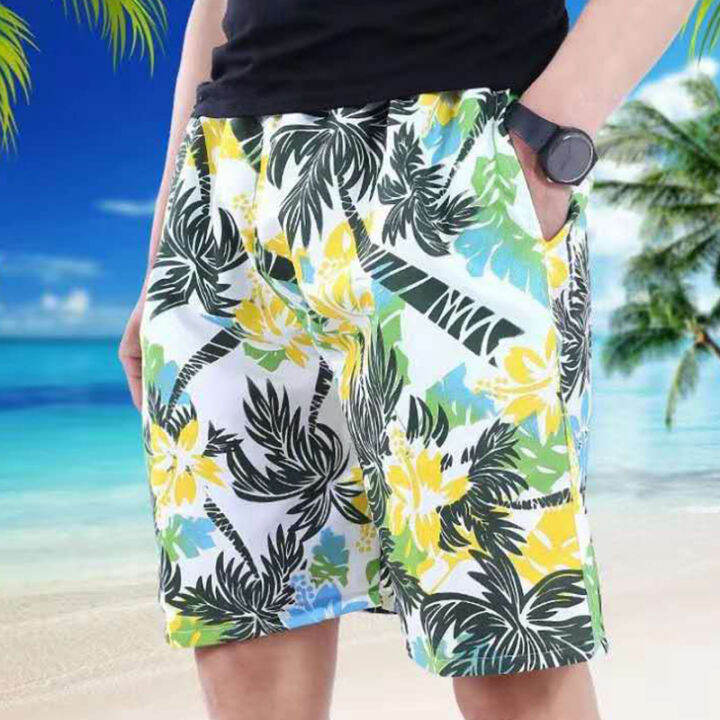 breathable-beach-pants-men-boxer-shorts-quick-drying-swimming-trunks-five-point-pants-summer-men-beach-wear-board-shorts