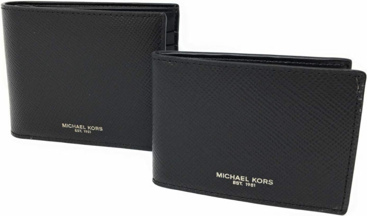 michael-kors-mens-harrison-billfold-with-passcase-wallet-no-box-included-black