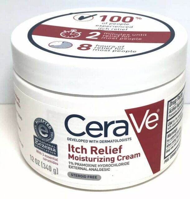 CeraVe Itch Relief Moisturizing Cream, 12 oz (340 g) | Lazada Singapore