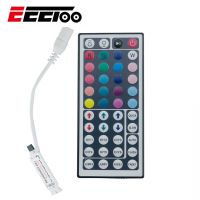 【♘COD Free Cas♘】 yulibu74040703 Eeetoo ไฟ Led ควบคุม44คีย์ Rgb คอนโทรลเลอร์ควบคุมตัวรับ Ir แบบสากลสำหรับไฟแถบไฟ Led Rgb 5-24V 2835 3528 5050