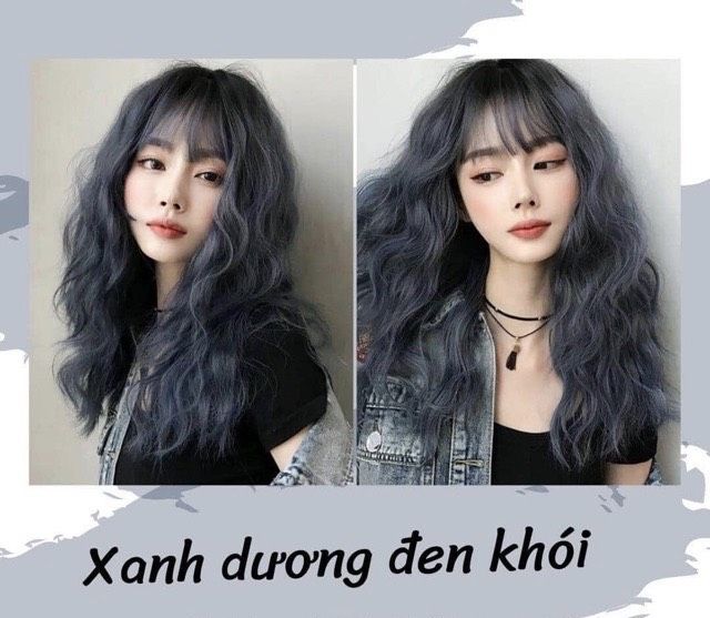 Bạn muốn tạo nên một phong cách độc đáo và nổi bật? Hãy để tóc của bạn được nhuộm màu xanh dương đen đầy cá tính. Hãy xem hình ảnh liên quan để hiểu rõ hơn về vẻ đẹp của mái tóc nhuộm màu này.