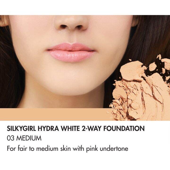 Silkygirl HydraWhite 2Way Foundation Powder Lazada PH