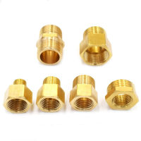 M14 M20 1/8 "1/4" 3/8 "1/2" BSP ด้ายสำหรับท่านชายหญิงข้อลดทองเหลืองอะแดปเตอร์ข้อต่อท่อบุช