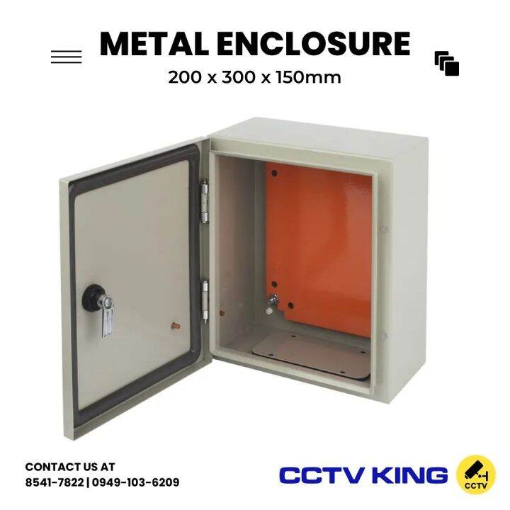 250 X 300 X 150mm Metal Box Enclosure Metal Electric Panel Box