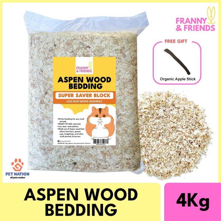 Franny Friends Aspen Wood Bedding Super Saver Block (≈4KG) Hamster