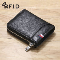 2021 new product wallet mens leather wallet short wallet leather card holder anti-theft brush drivers license wallet