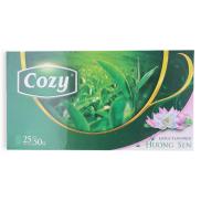 Trà túi lọc cozy hương sen 50Gr 25 gói x 2g pha trà, trà sữa