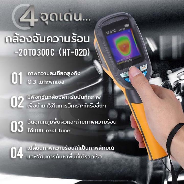 กล้องจับความร้อน-รุ่น-ht-02-20-to-300c-thermograph-camera-infared-กล้องตรวจจับความร้อน-กล้องตรวจความร้อน-กล้องถ่ายภาพความร้อน-กล้องวัดอุณหภูมิ-ของแท้