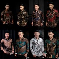 PRIA KEMEJA Ppbtk07 Modern Men Batik Shirt Long Sleeve Casual Fashionable Trendy Today L XL XXLASLIPEKALONGAN