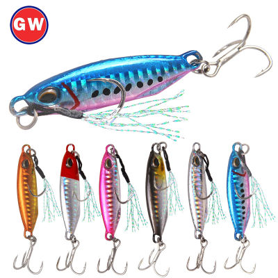 1Pcs Jigging ตะกั่ว3D ตาจิ๊กโลหะ Slow Jigging/Trolling ช้อนโลหะเหยื่อล่อปลา5ซม./16G 6.5Cm/32G